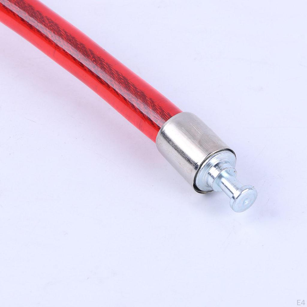 Schlosskabel, robustes Fahrradzubehör für die Glastür-Garage im Freien, 17 x 80 cm