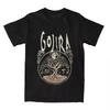2025 Sommer Mode Herren und Damen Gojiras Rockdruck T-Shirt Reine Baumwolle Locker Lässig Altmodisch Retro 2DT-Shirt