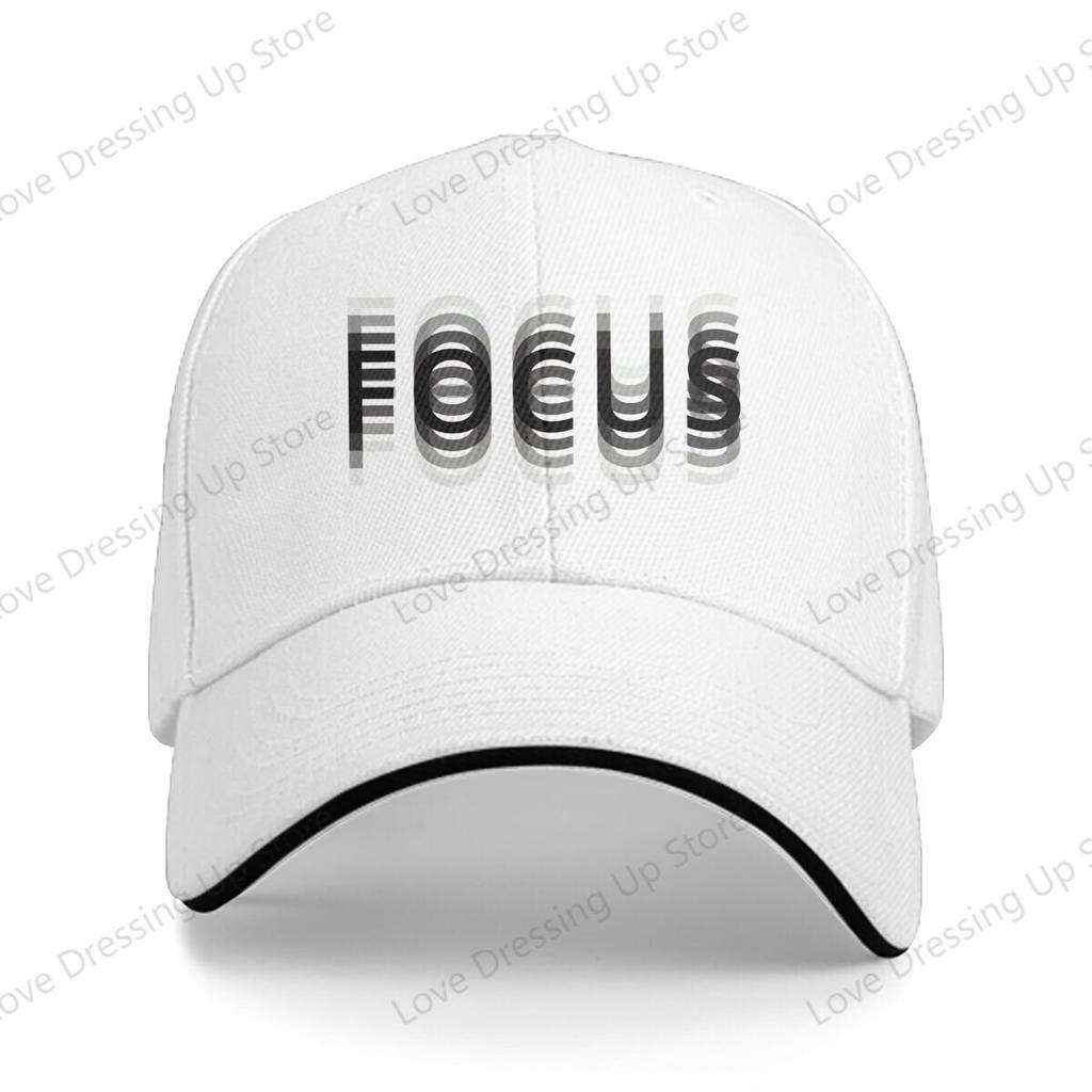 Summer Hip Hop Focus Optical Illusion Baseball Cap Adjustable Personality Golf Hat Outdoor Sunshade Hats Unisex Gift