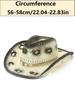 Cowboy Top Hat Men's and Women's Hollow Fishing Hat Ethnic Style Beach Hat Sun Hat Western Retro Cowboy Straw Hat