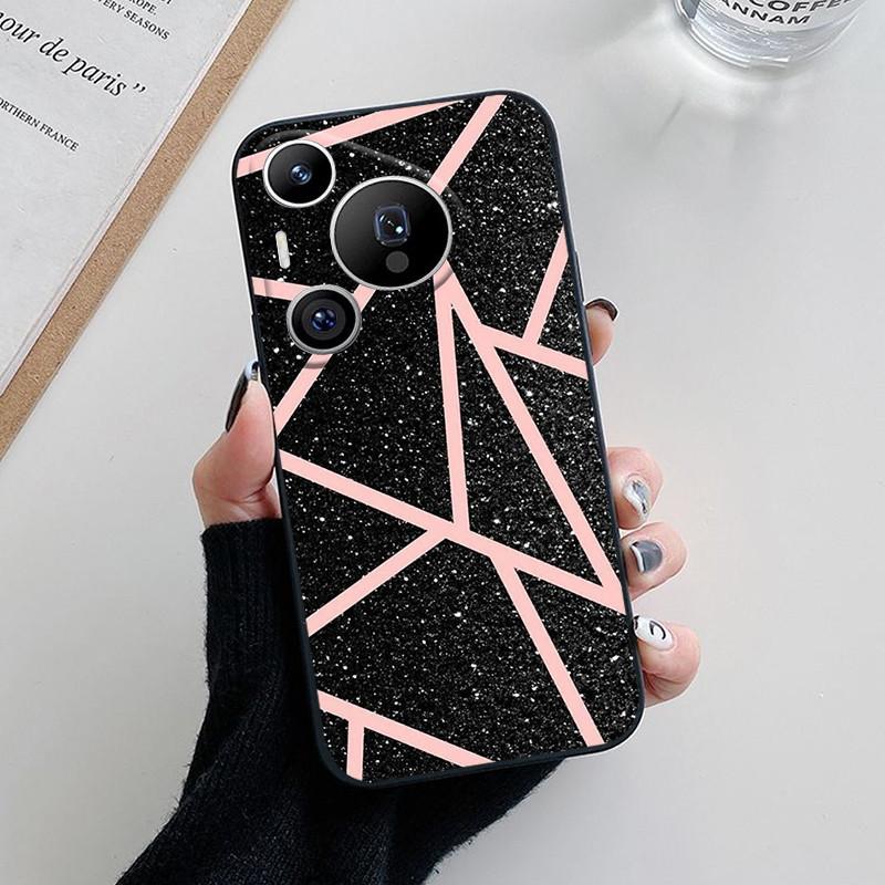 For Huawei Pura 70 Case Lovely Cartoon Flower Soft Silicone Phone Cover For Huawei Pura 70 Pro Plus Pura70 Ultra Funda Coque
