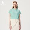 HAZZYS Women's Summer Solid Casual Polo Shirt