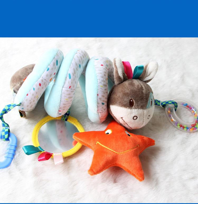 Plush Elephant Baby Crib & Stroller Bed Hanging Wrap