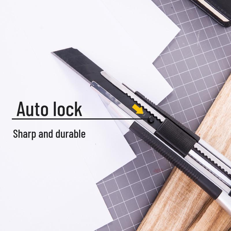 Deli Metal Craft Knife: Small Paper Cutter & Wallpaper Knife - Handmade Express Box Opener & Art Tool