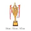 Metal Award Trophy First Place Trophies Rewards with Base for Football Soccer Baseball Sports Tournaments Party Decorations