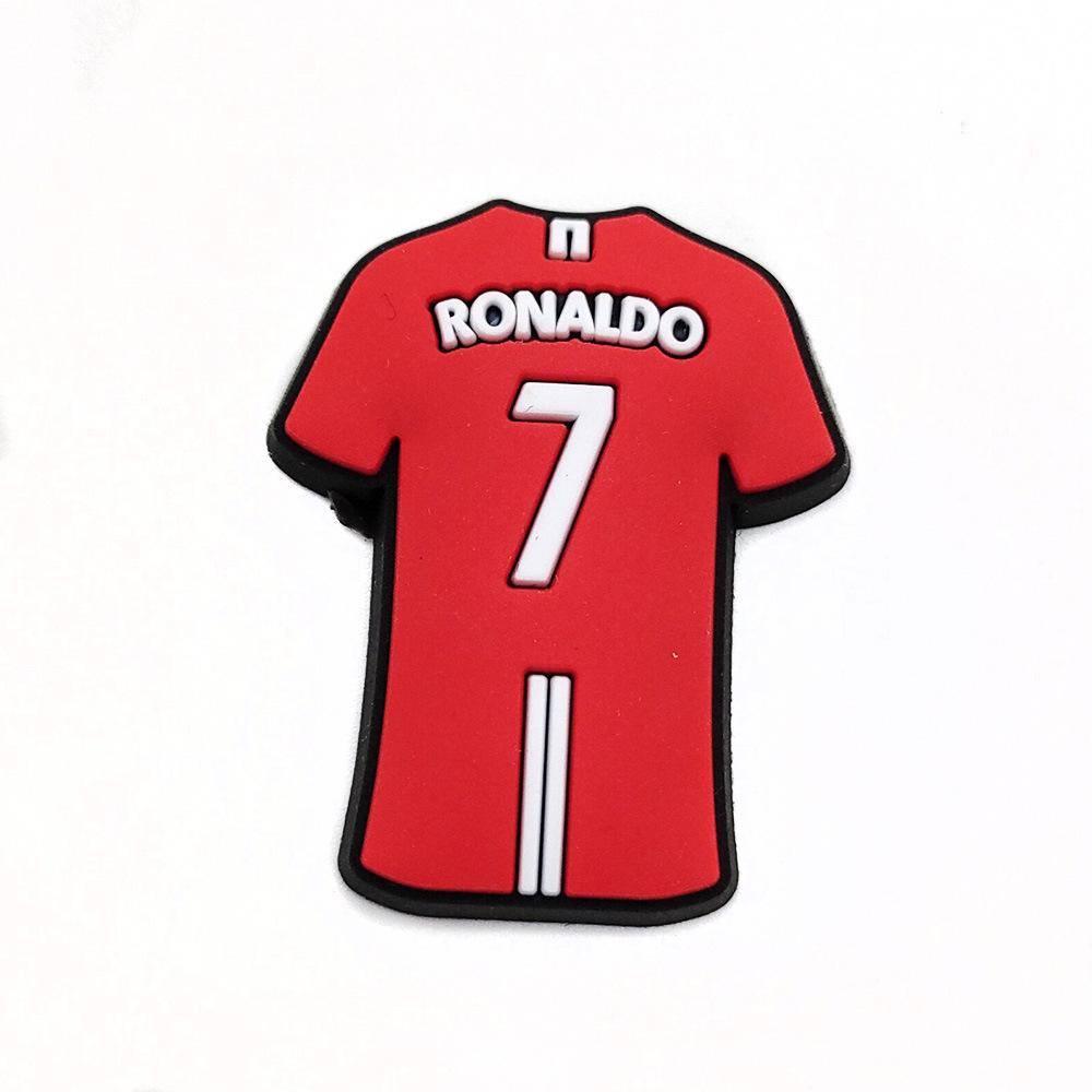 Football Crocs Charms - Soft PVC Shoe Decorations & Accessories