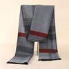RUNMEIFA  Classic Autumn & Winter Warm Plaid Man Scarf Cashmere Wool Panama Soft Striped Long Scarf High Quality 40 Colors