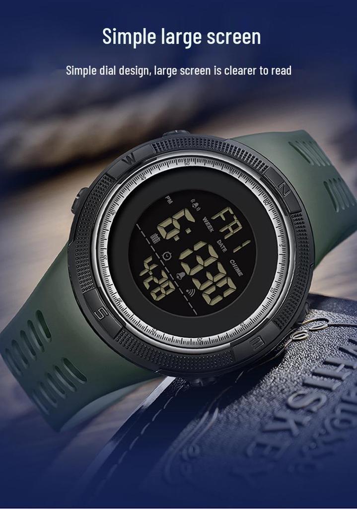 Sanda Luminous Men's Multifunctional Waterproof Tactical Sports Watch