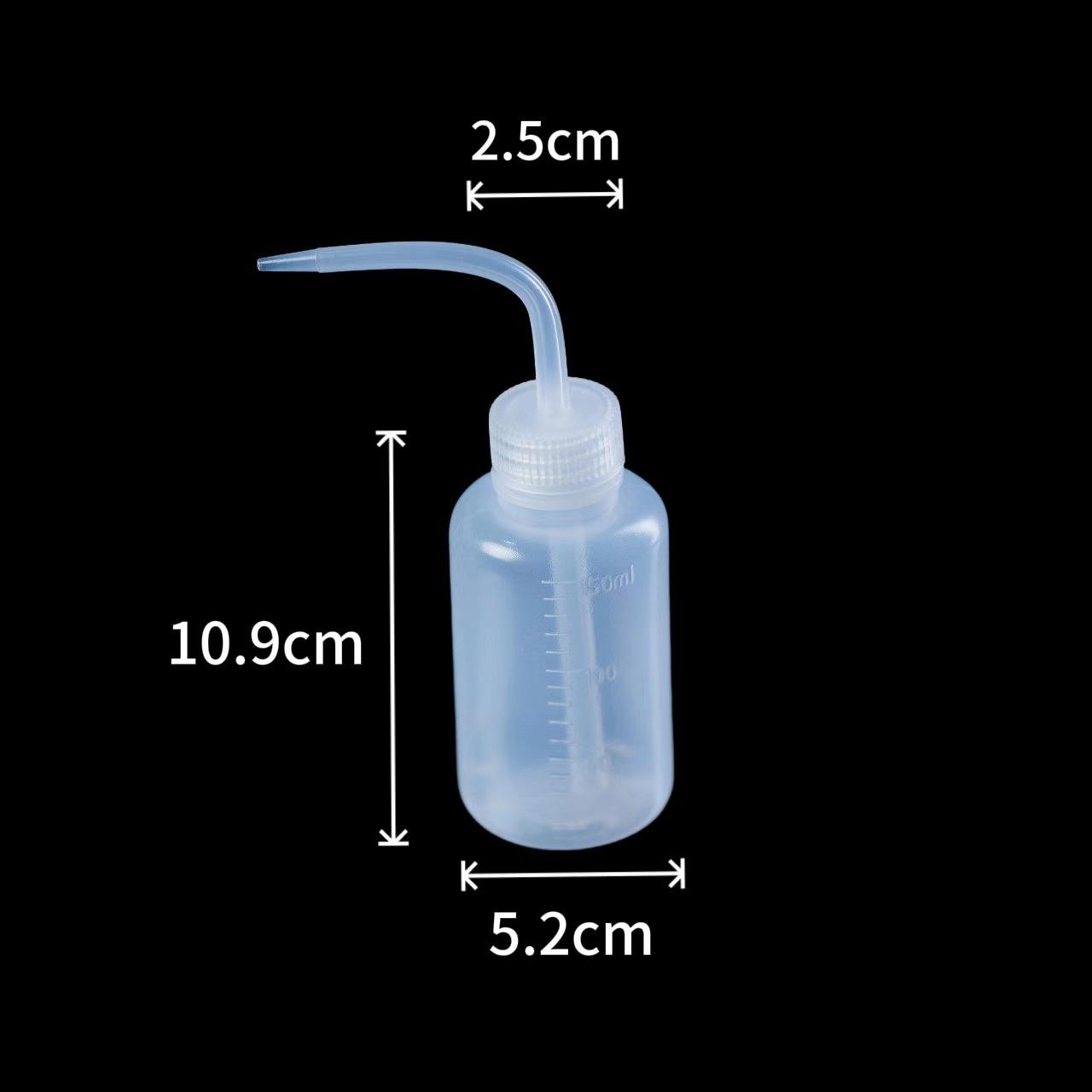 

Пластикова пляшка з дозатором для татуювань та чищення вій 150ml White Spout
