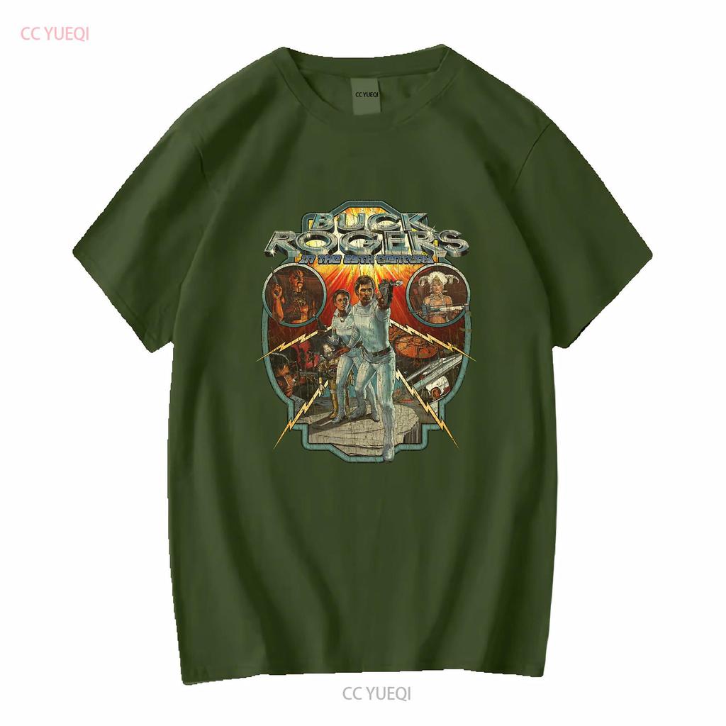 Buck Rogers in the 25th Century 1979 Vintage Mens T Shirt long or short sleeves vintage Washed Versatile Stretched fashion