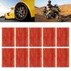 100pcs 100x3mm Tire Repair Plug Tubeless Tyre Rubber Sealing Strip Puncture Recovery for Car MotorcycleBrown
