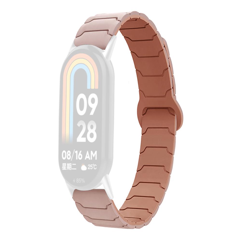 Watch Band for Xiaomi Smart Band 10/9/8 Silicone Magnetic Replacement Strap
