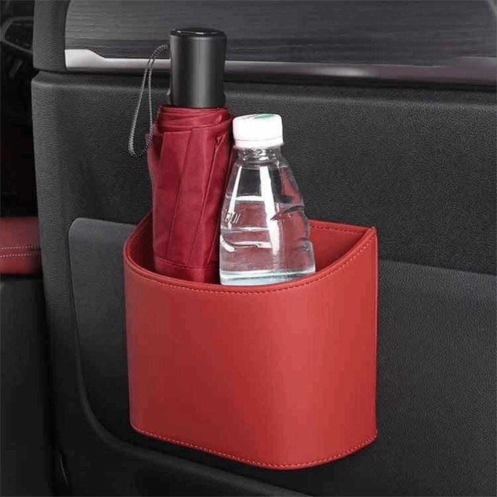 Hanging Rear Seat Garbage Bin Compact Car Door Trash Can Portable Car Trash Can  Storage Box