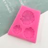 1 Piece Triple Lotus Leaf Silicone Mold Sugar Flipping Chocolate Biscuit Cake Mold Aromatherapy Decoration Mold