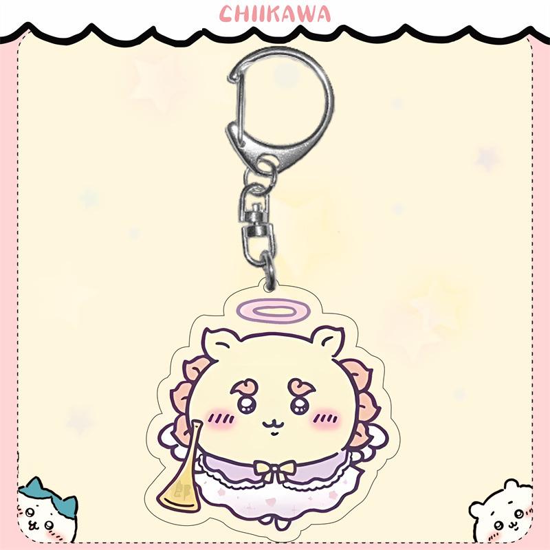 Kiiroitori Usagi Hachi Double-Sided Acrylic Pendant Keychain