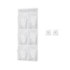 6 Grids Hanging Organizers Bathroom Storage Hanging Organizers With 6 Breathable Pockets For Towels And Toiletries top sale
