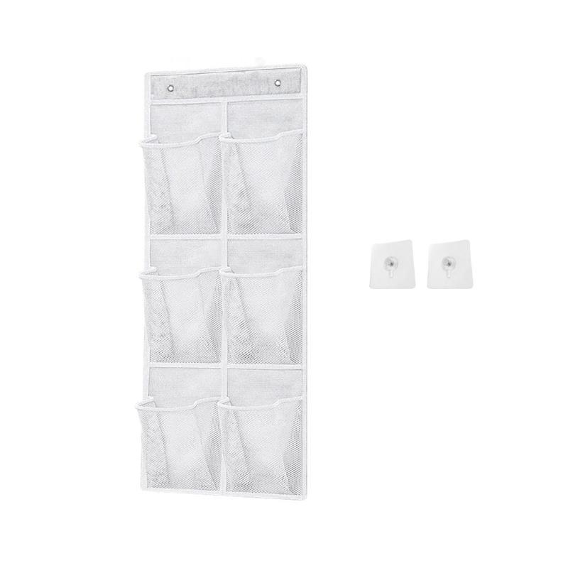 6 Grids Hanging Organizers Bathroom Storage Hanging Organizers With 6 Breathable Pockets For Towels And Toiletries top sale