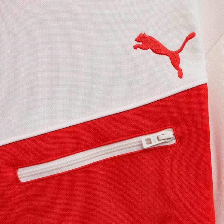 Puma Knt Dear-Cat Logo Knitted Sports Long Sleeve Jacket Men Jacket Red 940912-03