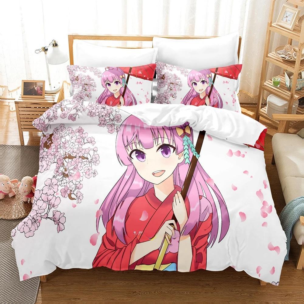 Fashion 3D Print Kawaii Girls OreShura Bedding Set Cartoon Anime Three-piece Set Adult Kid Bedroom Duvet Cover Sets Home Textile