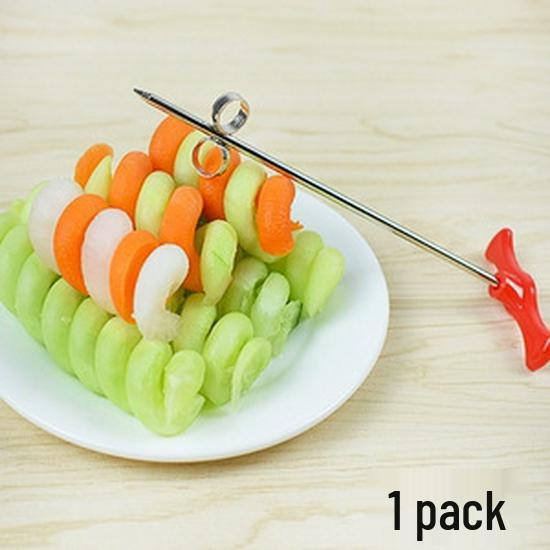 Stainless Steel Spiral Cucumber & Vegetable Carving Slicer Tool