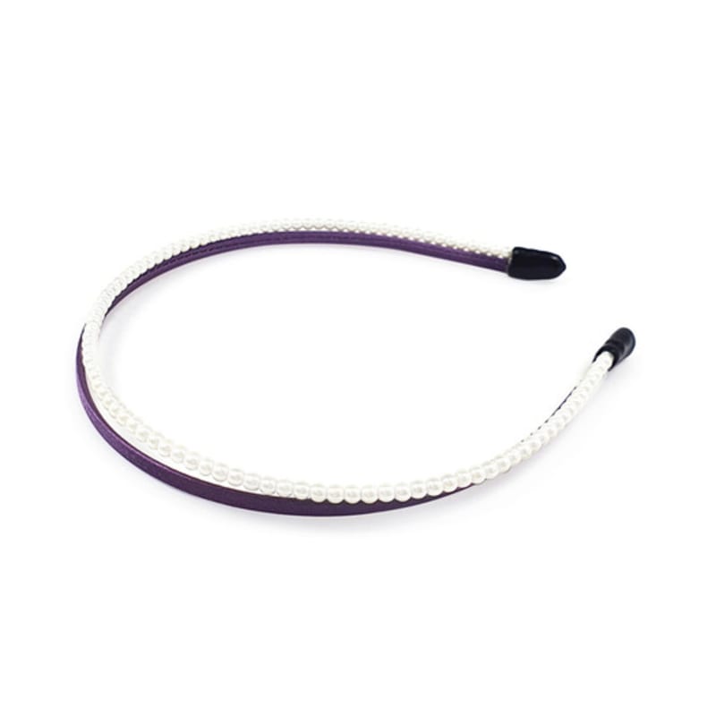 RACOHA FEMININE DRAW Hairband (Pearl Double Hairband)