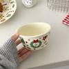 Cute Ceramic Plates Christmas Party Desserts Cake Plates Children's Breakfast Milk Cups Household Kitchen Ceramic Noodle Bowls