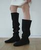 Moodnight Martha Silhouette Stretch Knee-High Boots - 2 Colors