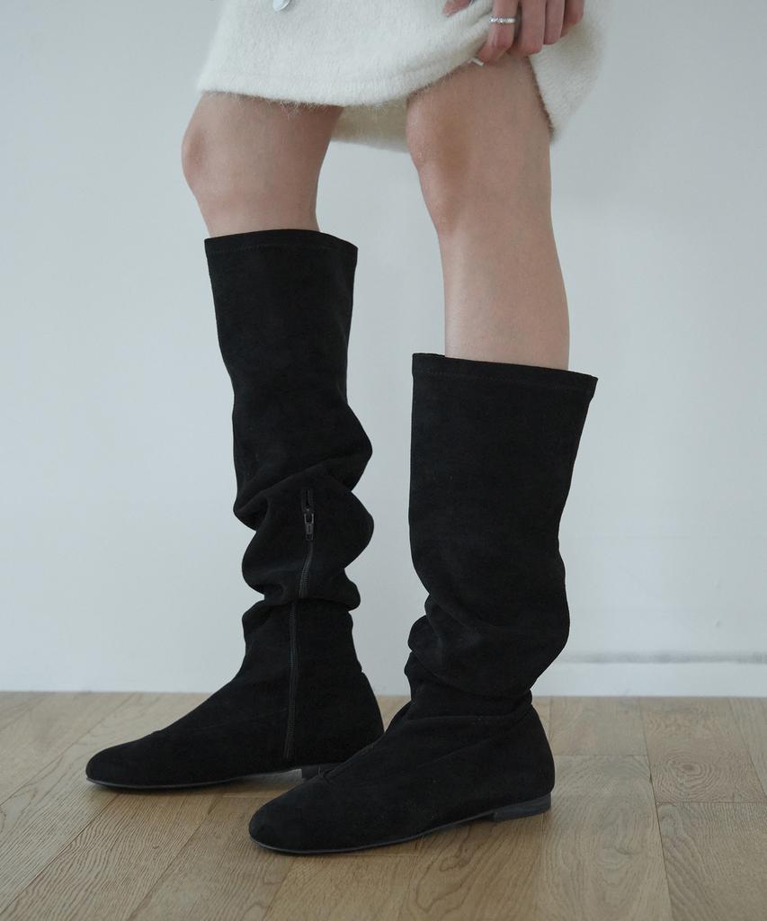 Moodnight Martha Silhouette Stretch Knee-High Boots - 2 Colors