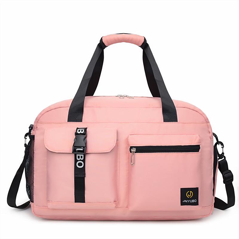 

Outdoor Waterproof Sports & Fitness Shoulder Bag - Unisex, Large Capacity, Wet/Dry Compartments, Ideal for Short Trips розовый