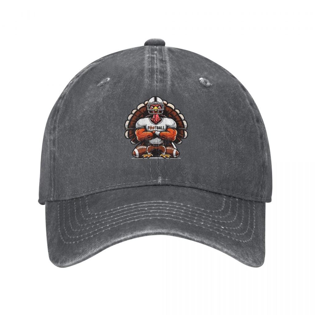 Turkey Thanksgiving Football Baseball Cap custom caps hard hat Luxury Hat Luxury Cap Womens Beach Outlet Unisexs