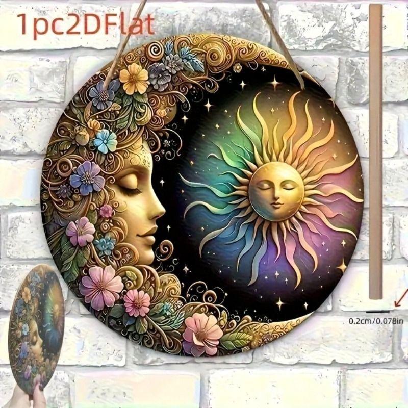 Metal Tin Sign 2D Wall Art Home Decor Flat Hanging Decorative Plaque