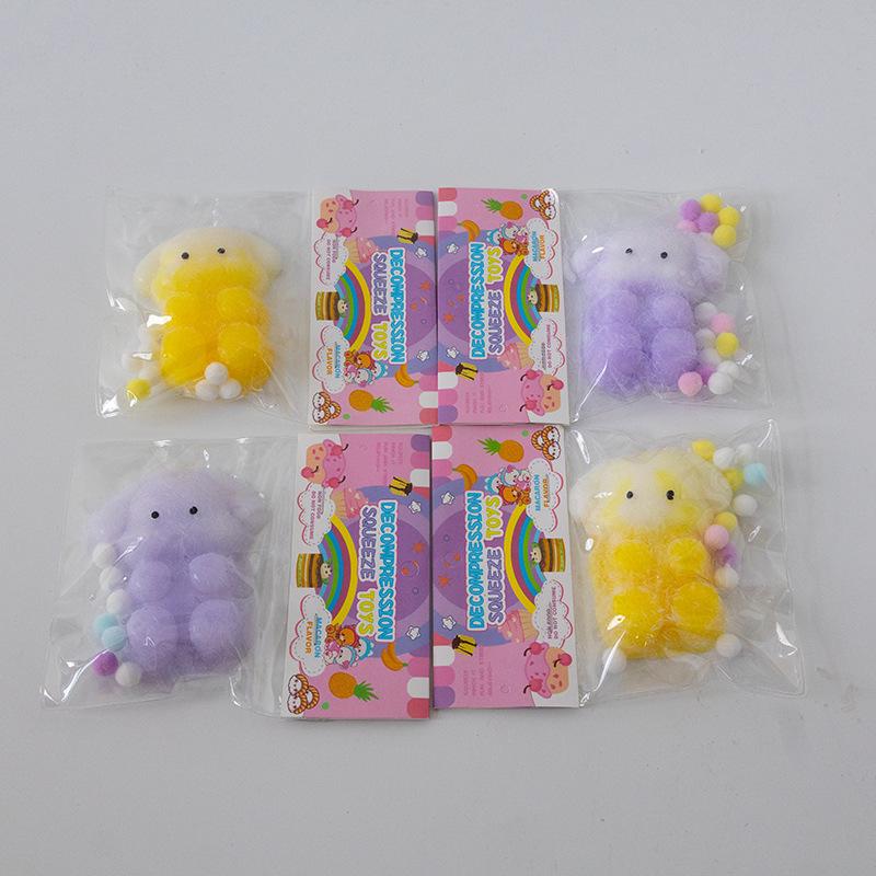Silicone Pinchable Cat Scratch Donut: Soft, Glutinous Slow-Rebound Stress Relief Toy