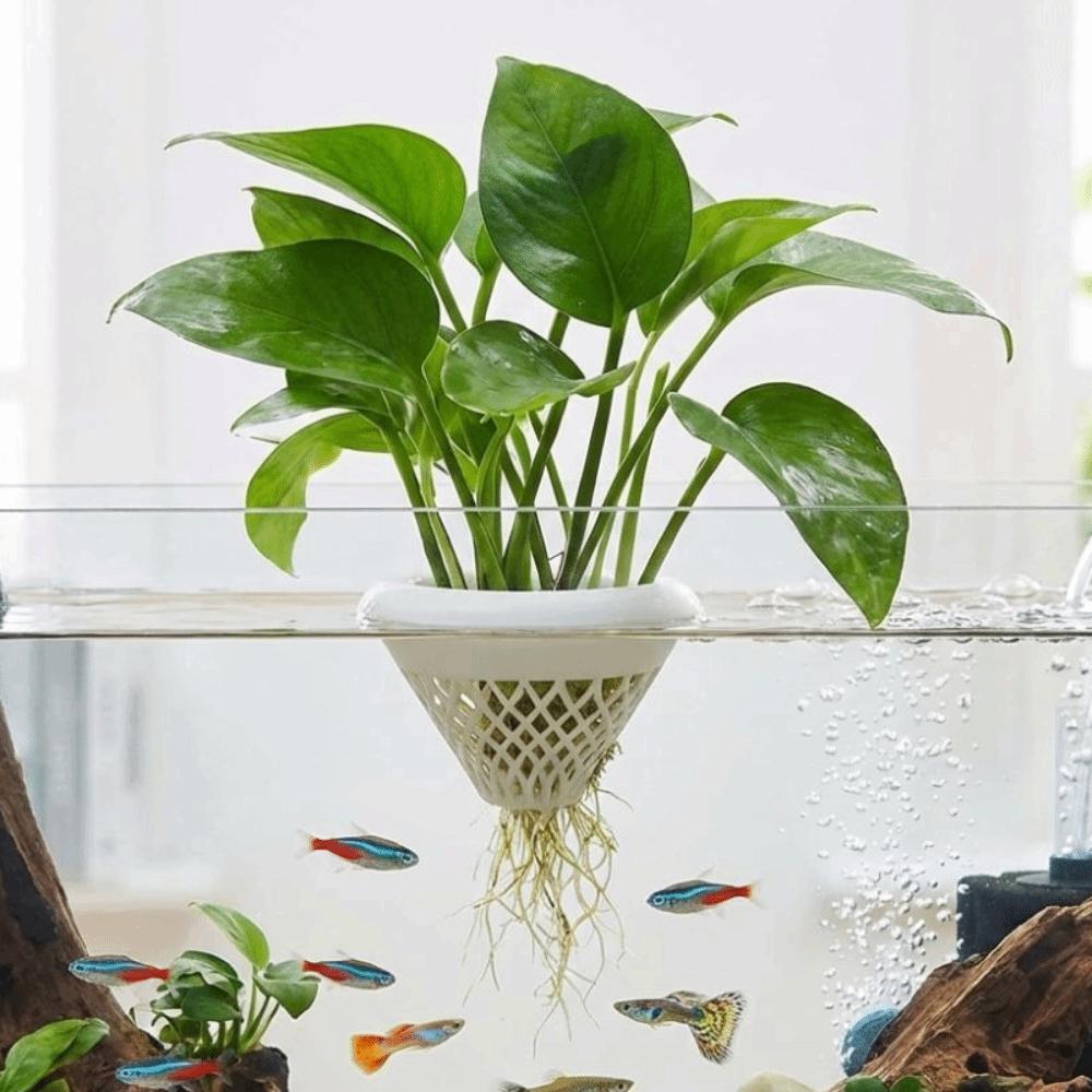 3D Printed Hydroponic Plant Basket Growing Pots Coexistence Floating Pot  Hydroponic System