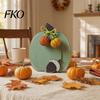 Decorative Pumpkin Figures Wooden Fall Harvest Ornaments, Autumn Decorations, Tabletop Thanksgiving Decor Centerpiece for Festival & Tiered