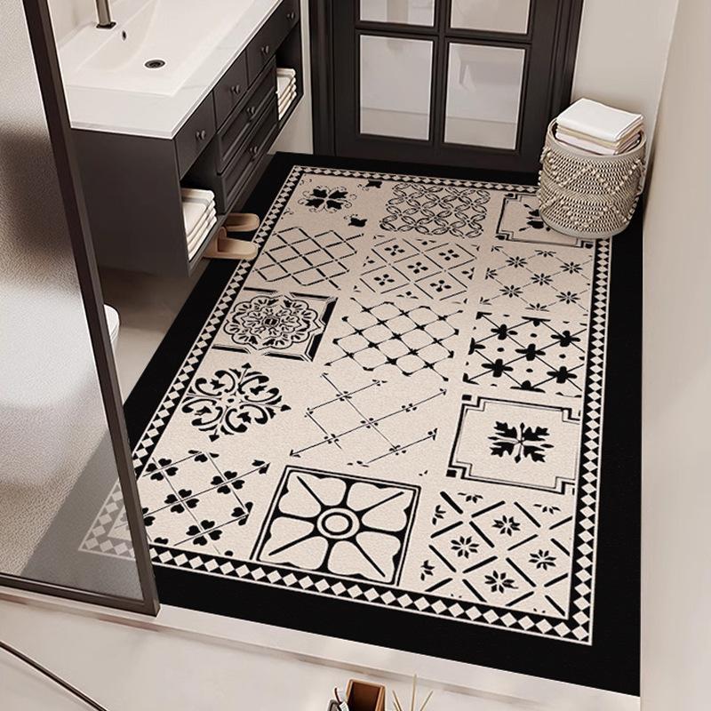

Коврик для пола в ванной комнате Diatom Mud, впитывающий воду и противоскользящий коврик для пола в ванной комнате, ковер для раковины, входная дверь, коврик для ног 50 * 80CM