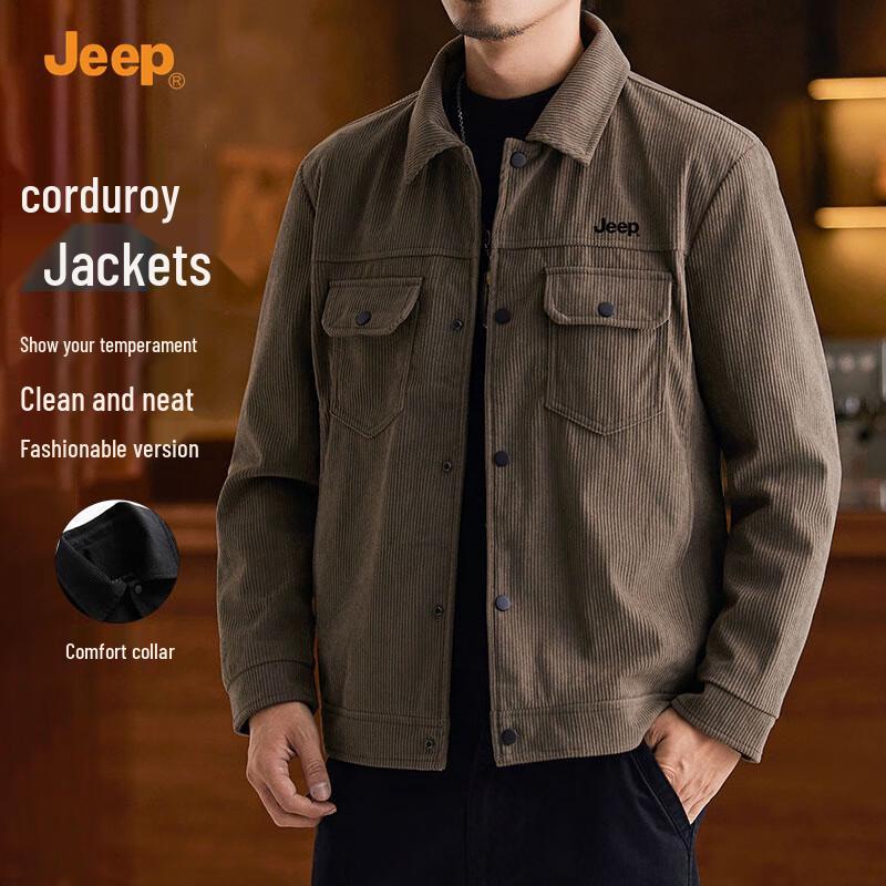 

JEEP Men s American Style Corduroy Jacket 3XL