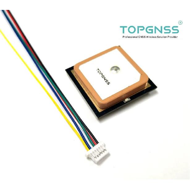 GN-801 Moduł GNSS TTL UART GPS GLONASS tryb podwójny Moduł GNSS M8n Odbiornik z anteną, wbudowany FLASH, NMEA0183 GN801 TOPGNSS
