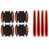 Car Door Reflective Stickers Anti-scratch Safty Warning Stickers Auto Handle Protection Film Exterior Styling Car Accessories