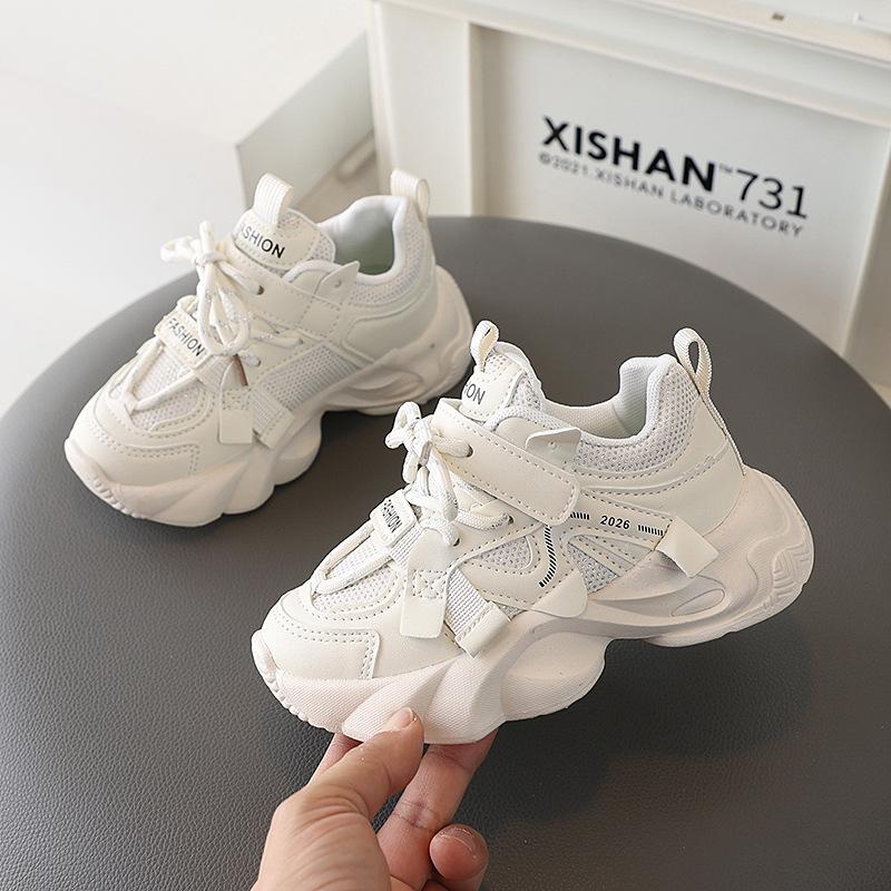 Vår & Höst Barns Sportskor - Pojkars Pappa Sneakers, Halkfri Mjuk Sula för Småbarn