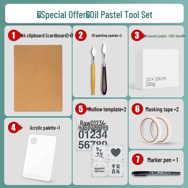 Xin San Cai Super Soft Heavy Color Oil Pastels Set: 24/36 Colors for Students' Art & DIY Projects