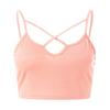 Damen Farbiger Cross-Over-Camisole-Bodysuit Sexy Tanktop