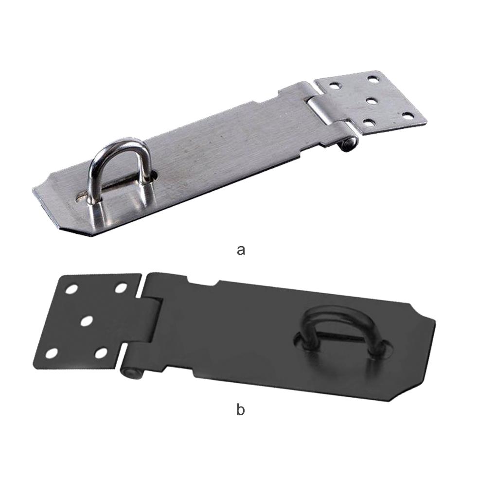 Office Door Lock Hasp Replacement Cabinet Drawer Stainless Steel Doors Latch Padlock Clamp Hardware Spare Parts