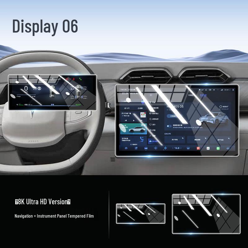 Tempered Glass Screen Protector for Dongfeng Shijie 06 Navigation Screen