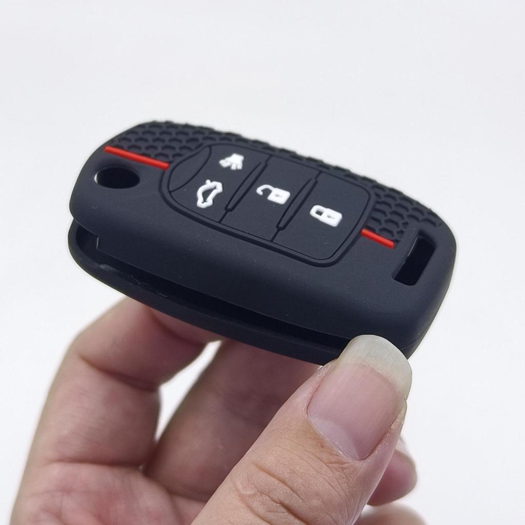 Weiche Silikon-Schutzhülle für Chevrolet Wuling Baojun Hongguang 4-Tasten Fernbedienungsschlüssel