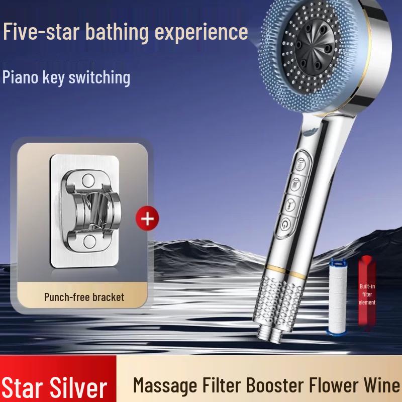 OLOEY Handheld Pressurized Shower Head