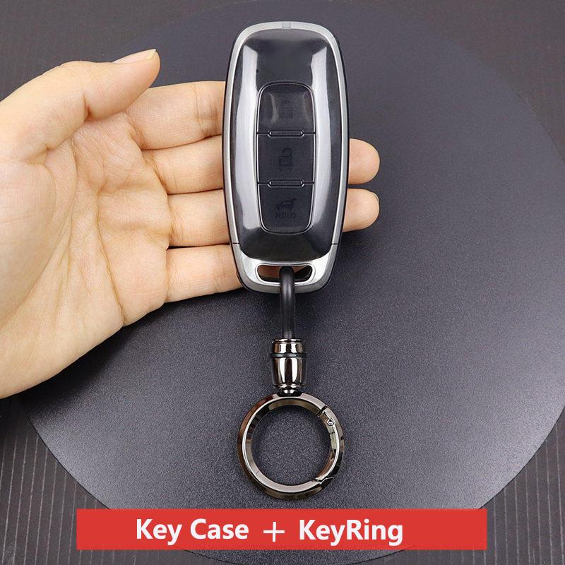 Transparent Black Soft Tpu For Nissan X-Trail Sylphy Altima Qashqai Pathfinder Kicks Ariya -  Car Key Case Protect Cover