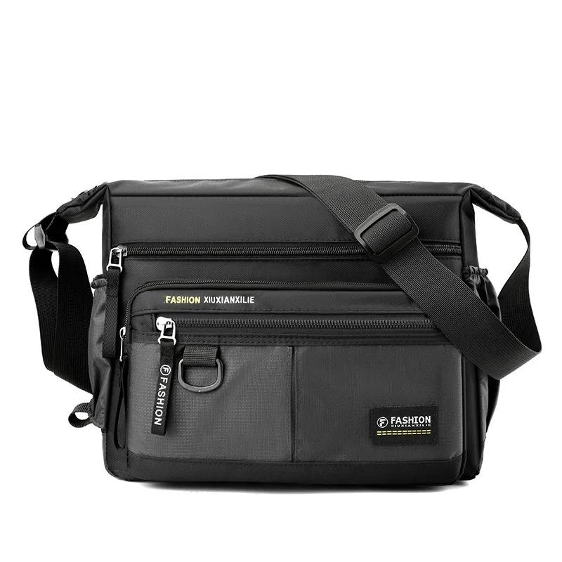 Men Crossbody Bags Male Nylon Shoulder Bags Boy Messenger Bags Man Handbags for Travel Casual Bag