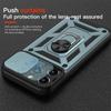 KEYSION Shockproof Case for iPhone 15 Pro Max 15 Ultra Slide Camera Lens Protection Ring Phone Cover for iPhone 14 13 12 11 Pro
