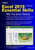 Bok Learn Excel 2019 Essential Skills with The Smart Method : Tutorial for Self-instruction To Beginner and Intermediate Level