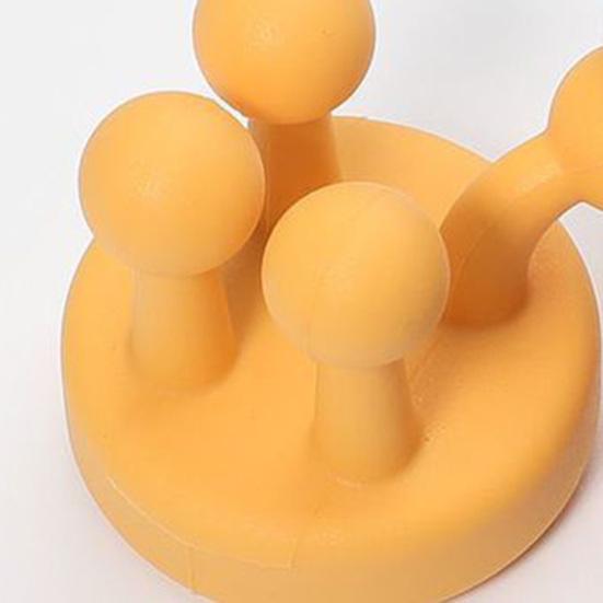 Sticky Hook No Punch with Four-Claw Design Hook Silicone Soft Claw Mold-Free Adhesive Hook for Bathroom And Desktop